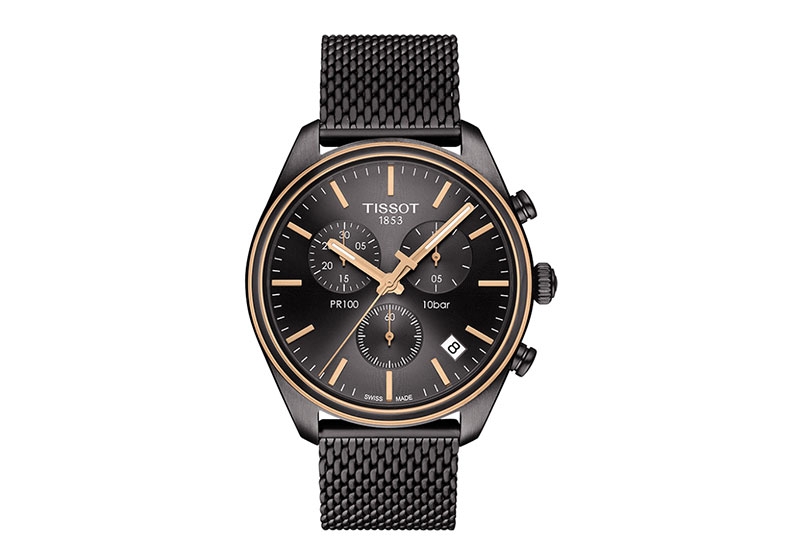 Tissot Uhrenarmband T1014172306100 grau Stahl