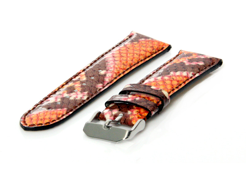 Uhrenarmband 20mm Multicolor glänzend