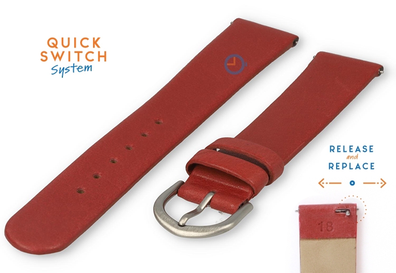 Universelles Armband Danish Design - 18mm - rot