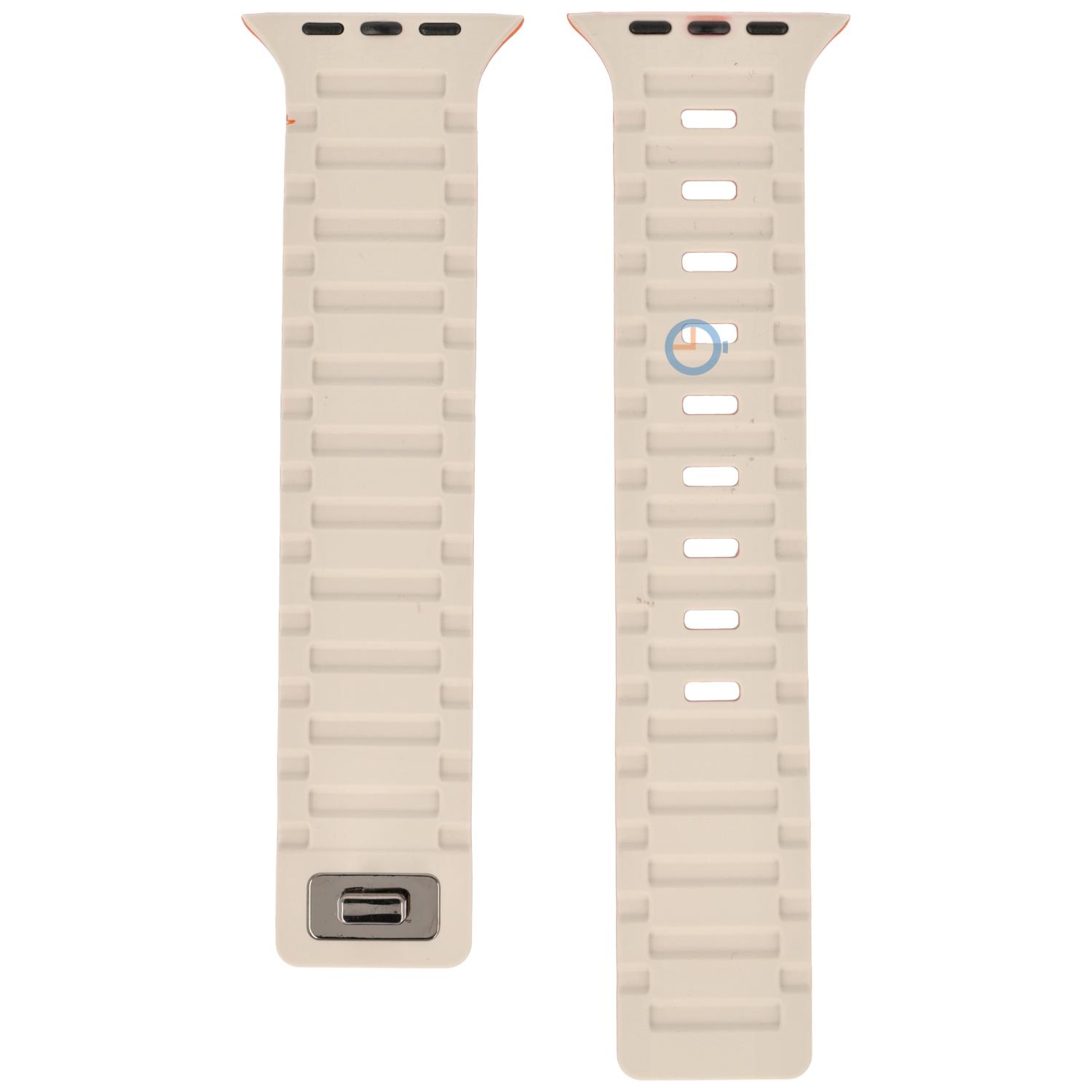 Silikon Band Apple 41mm - Starlight Orange