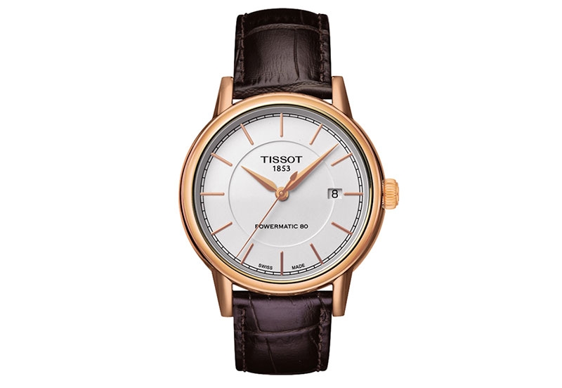 Tissot Uhrenarmband T0854073601100 braun Leder