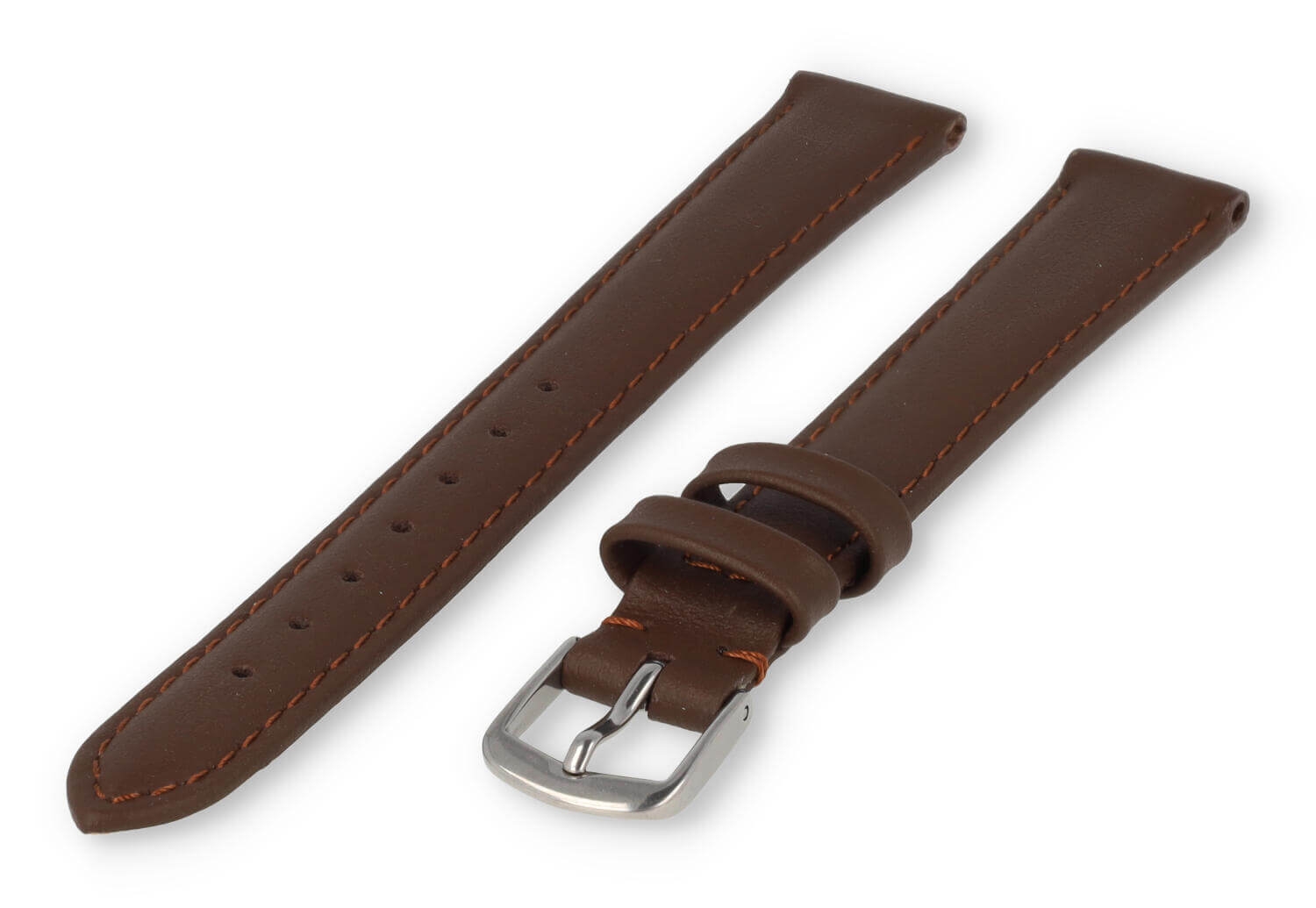 XL glatt Lederband - 14mm - dunkelbraun