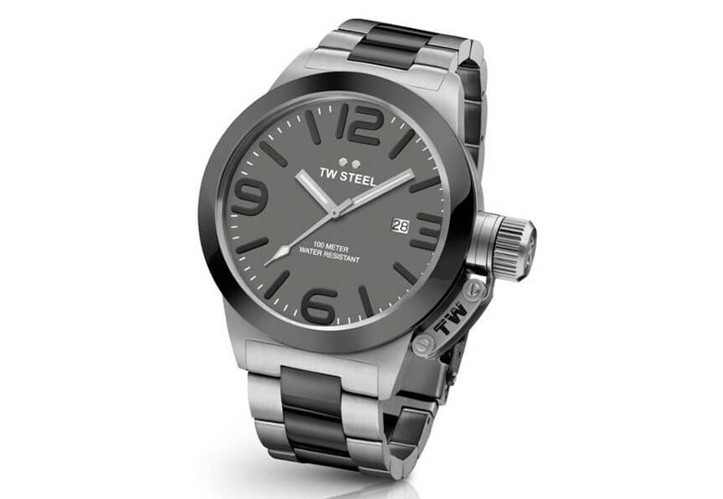 TW Steel Canteen CB202 Uhrenarmband schwarz - 24mm