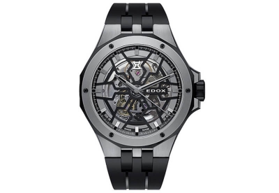Edox Delfin Mecano 85303 Uhrenarmband Schwarz