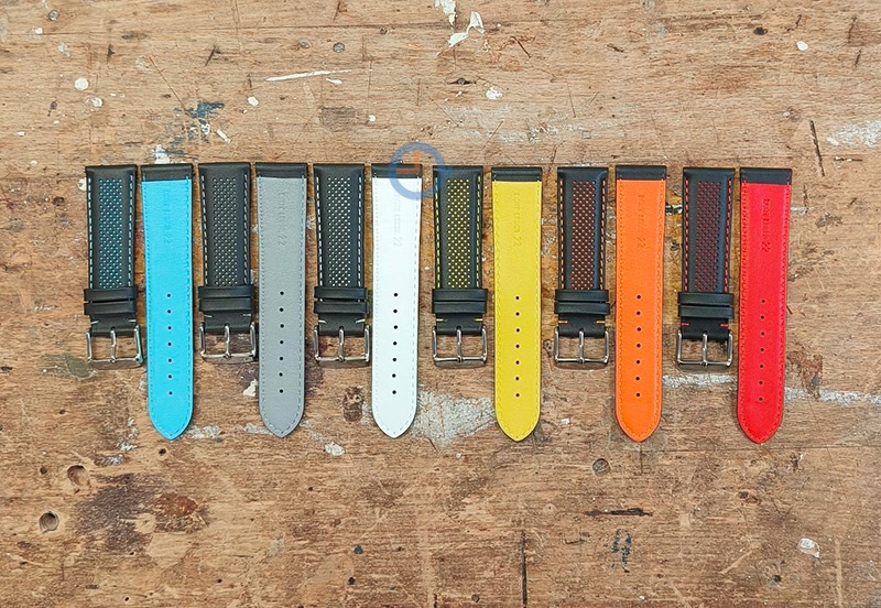 hybrid bandje - zwart met grijs