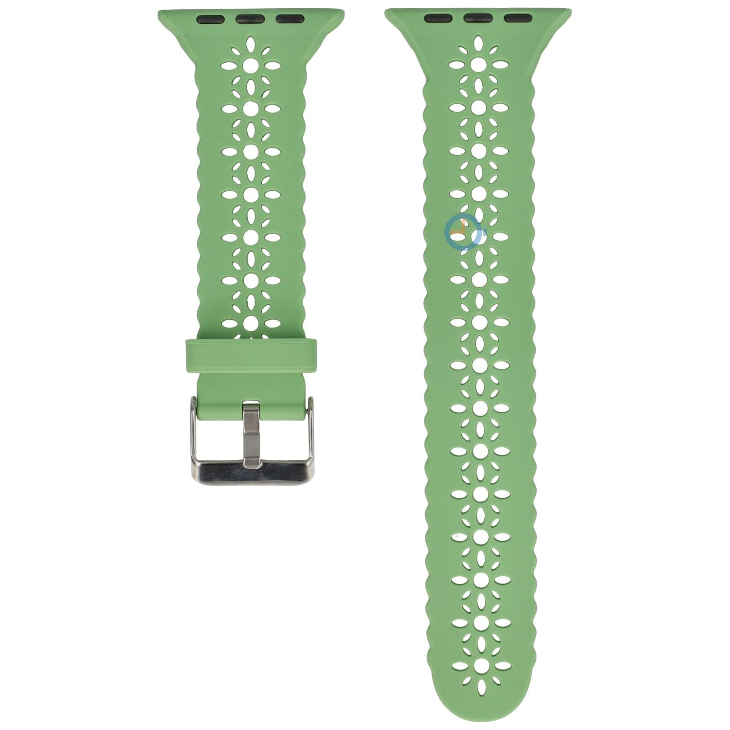 Apple watch Band - grün gelocht - 41mm
