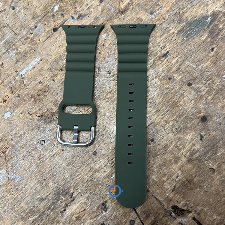 Silikon armbändApple Watch 41mm - army