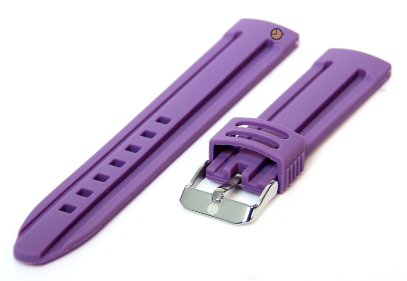 Uhrenarmband 18mm Violett Silikon