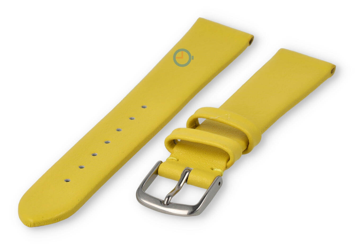 Nahtloses und glattes Uhrenarmband 18mm - Gelb