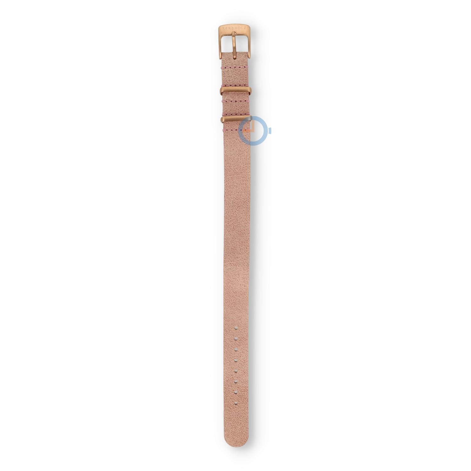 Kerbholz Hilde Walnut Antique Pink Uhrenarmband