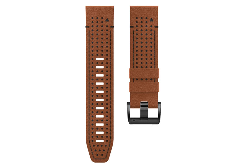 Premium band Garmin Fenix 8 - 47mm - cognac/zwart