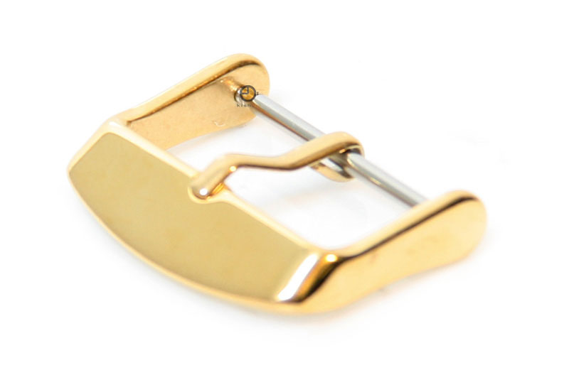 Edelstahl Dornschließe 16mm Gold