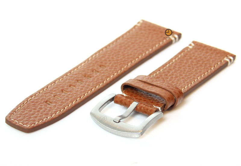 Uhrenarmband 24mm Hellbraun leder