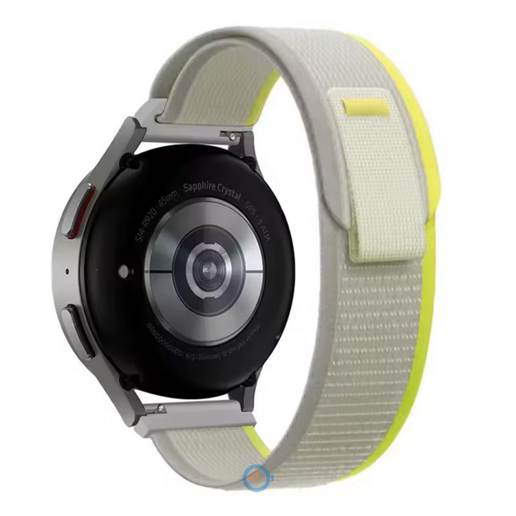 Coros Apex 4 (42 mm) Uhrenarmband aus Nylon (22 mm) – graugelb