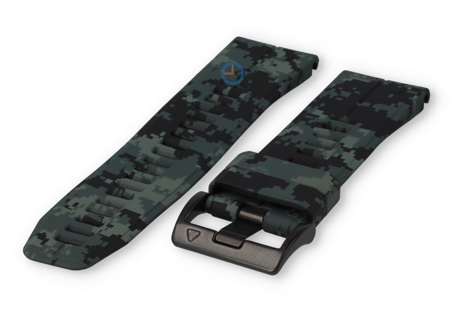 Quick Fit band Garmin Fenix 7X - camouflage - dunkelgrau pixel