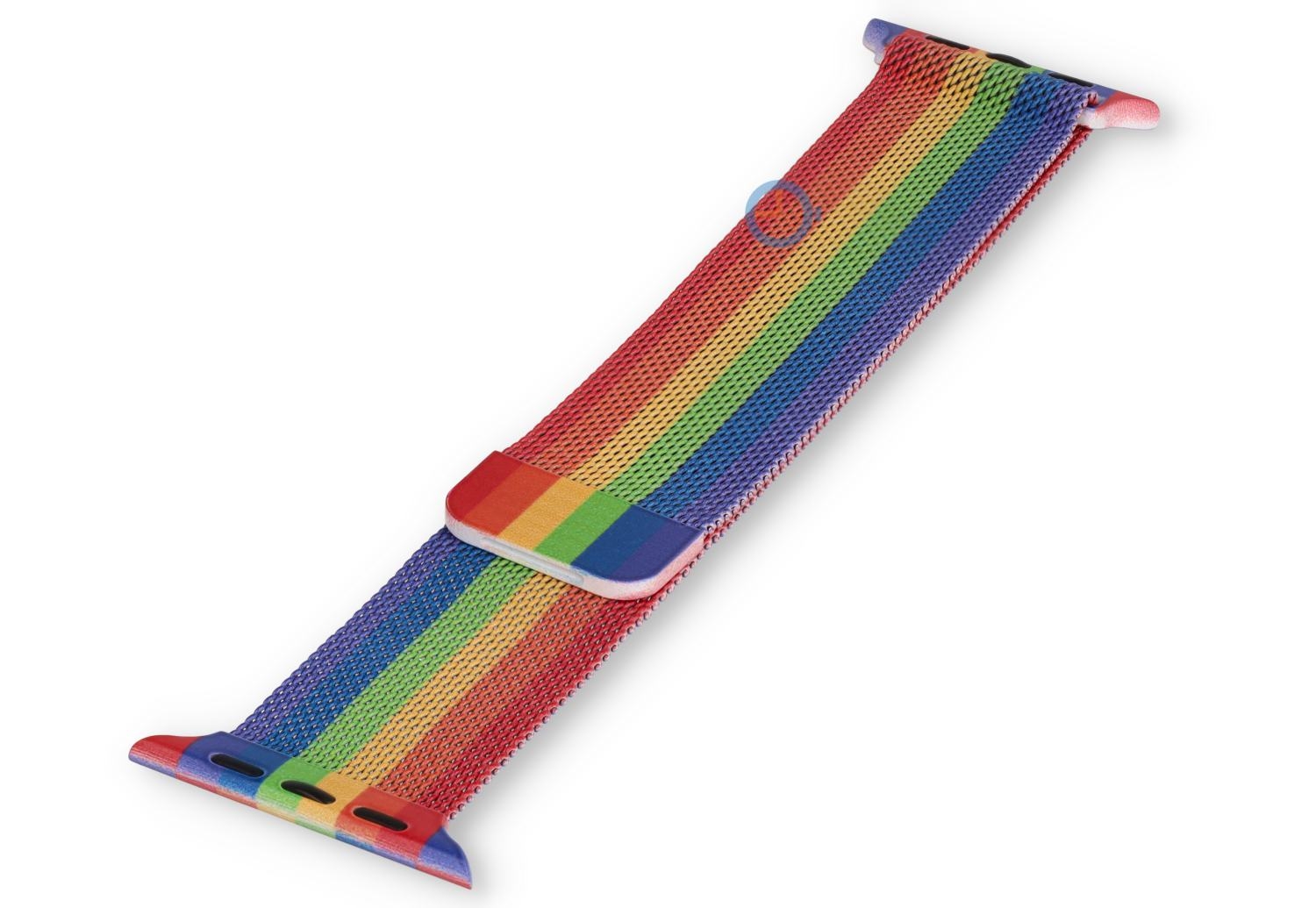 Mailänder Apple watch band - 45 - rainbow stripes
