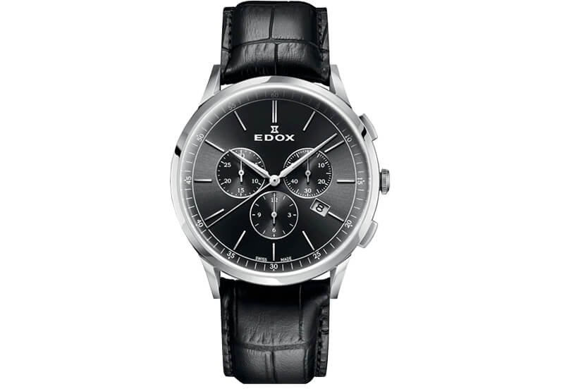 Edox Les Vauberts 10236 Uhrenarmband Silber