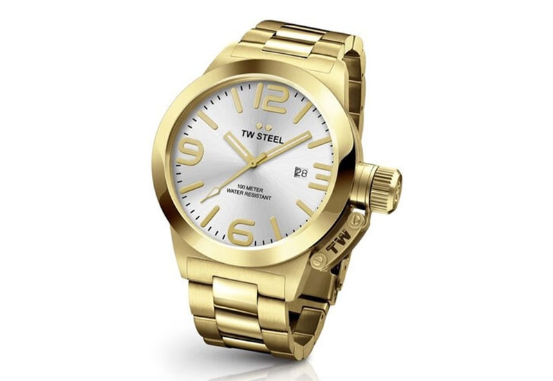 TW Steel Canteen bracelet CB81 Uhrenarmband gold - 22mm