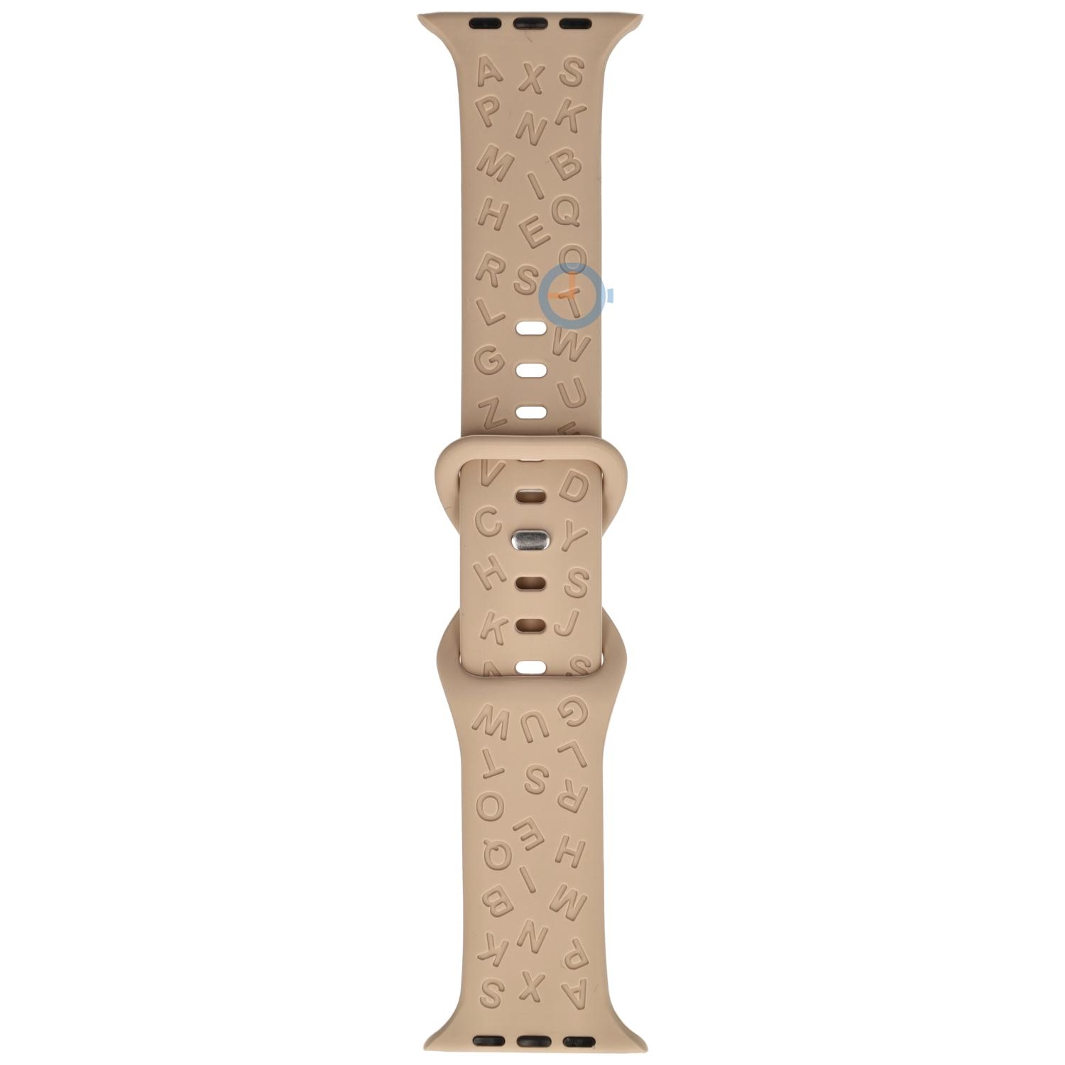 Letter Band Apple watch 41mm - Sand