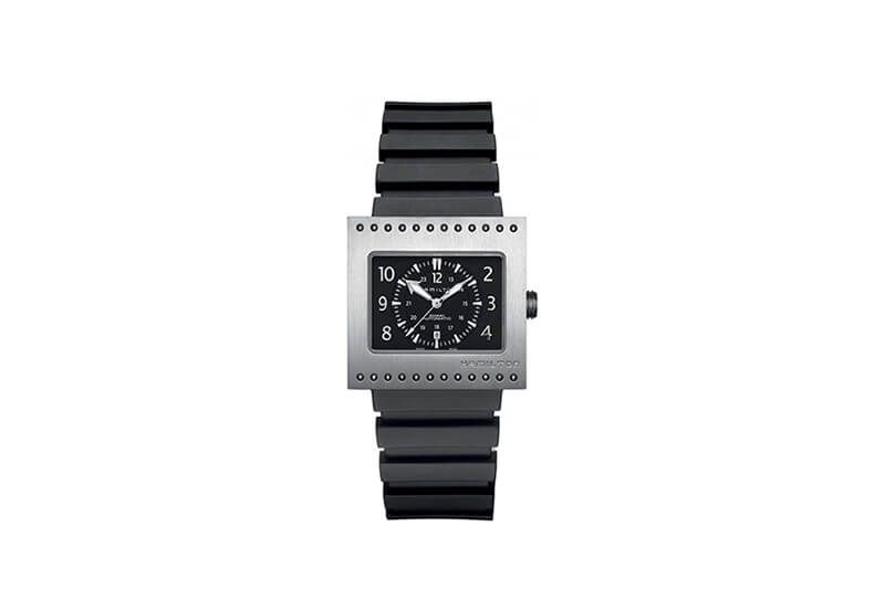 Hamilton Uhrenarmband H79515333 - schwarzes Silikon