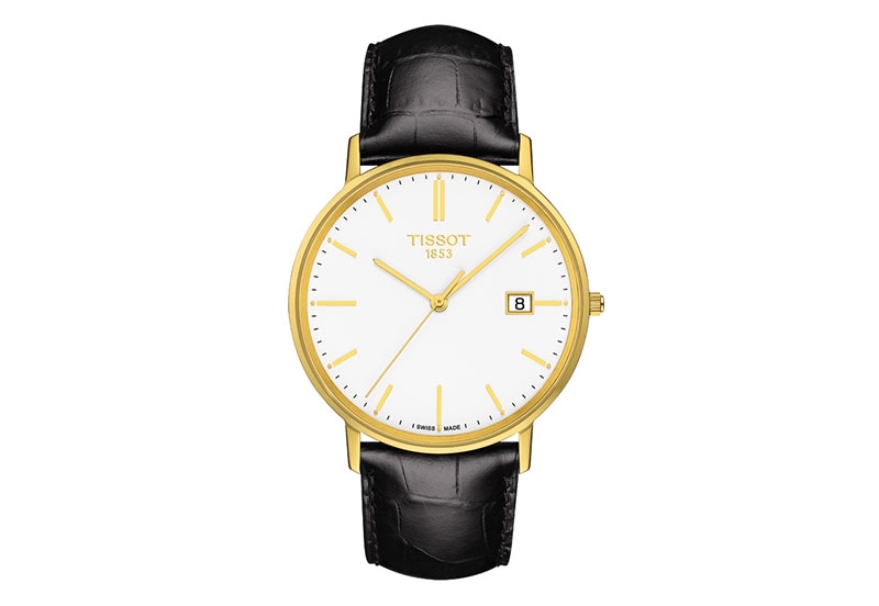 Tissot Uhrenarmband T9224101601100 braun Leder