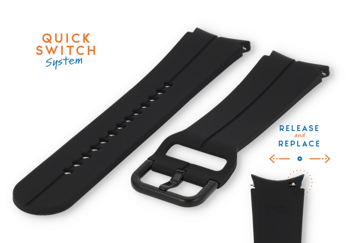 Samsung Galaxy Watch 5 Uhrenarmband Schwarz - 20mm