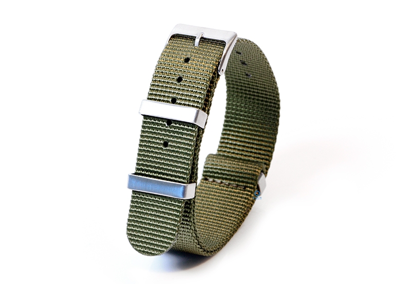 Textil Nato Strap - kahki grün