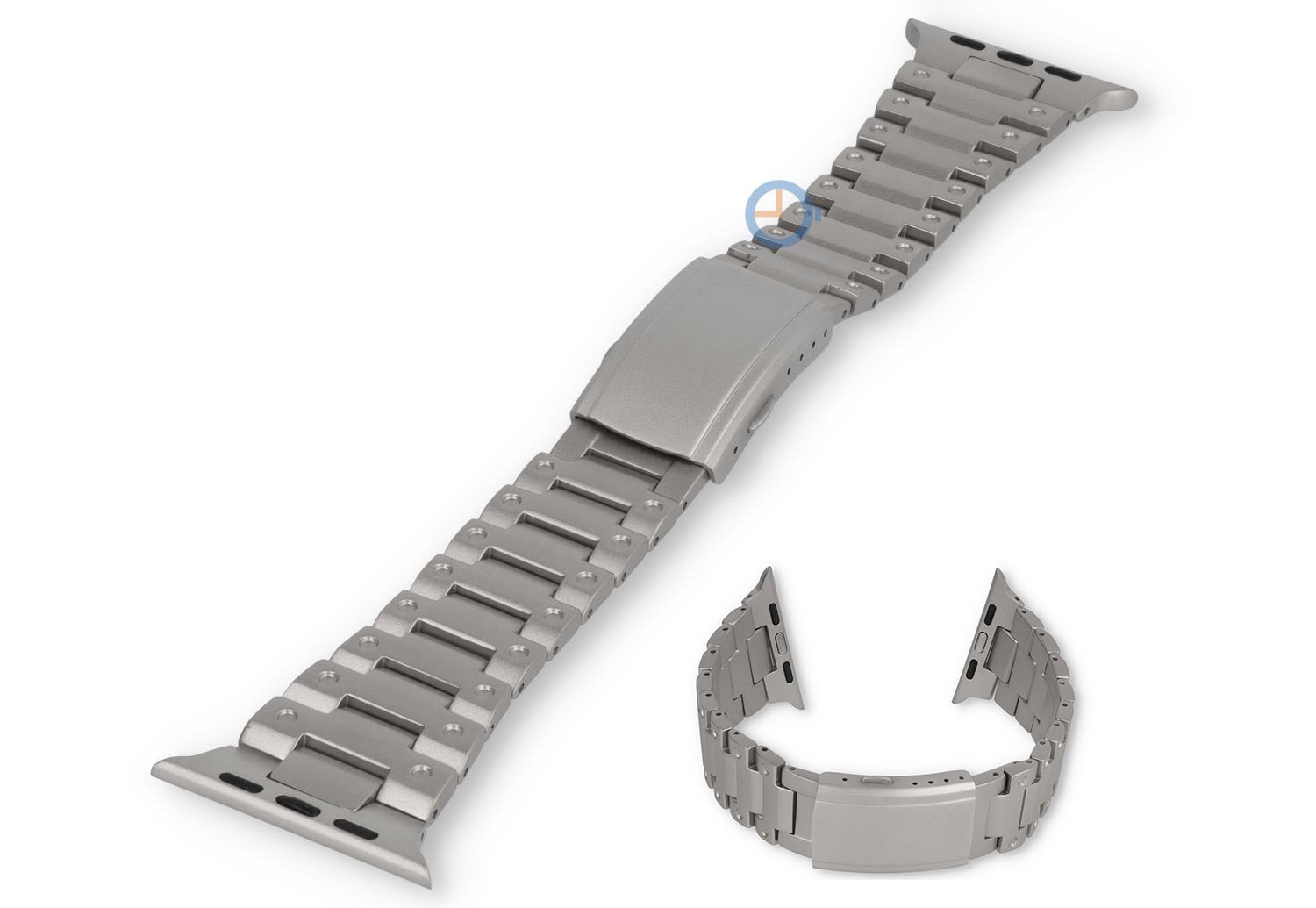 G-Shock style band Apple Watch 49mm - Titan-silber