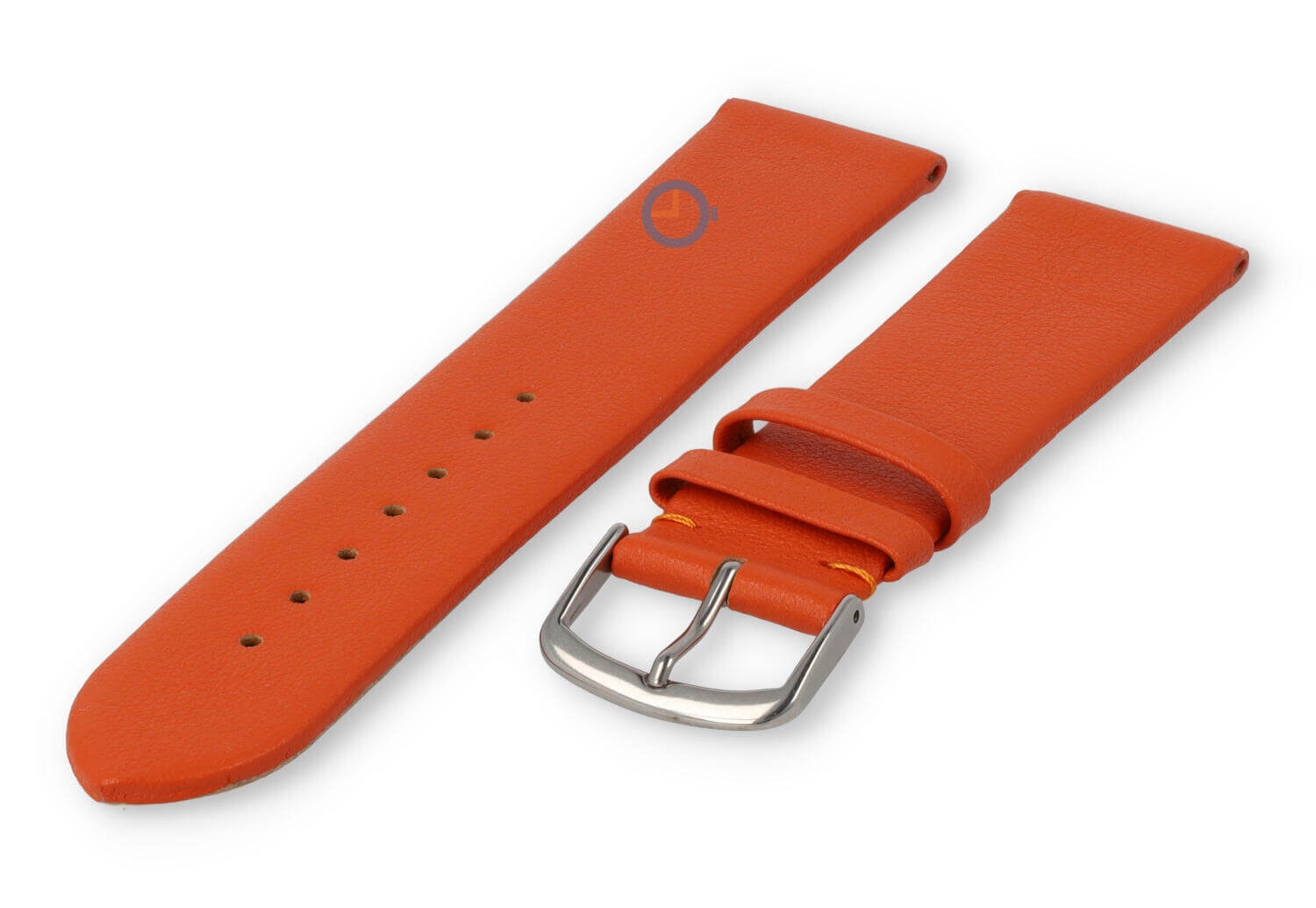 Nahtloses und glattes Uhrenarmband 22mm - Orange