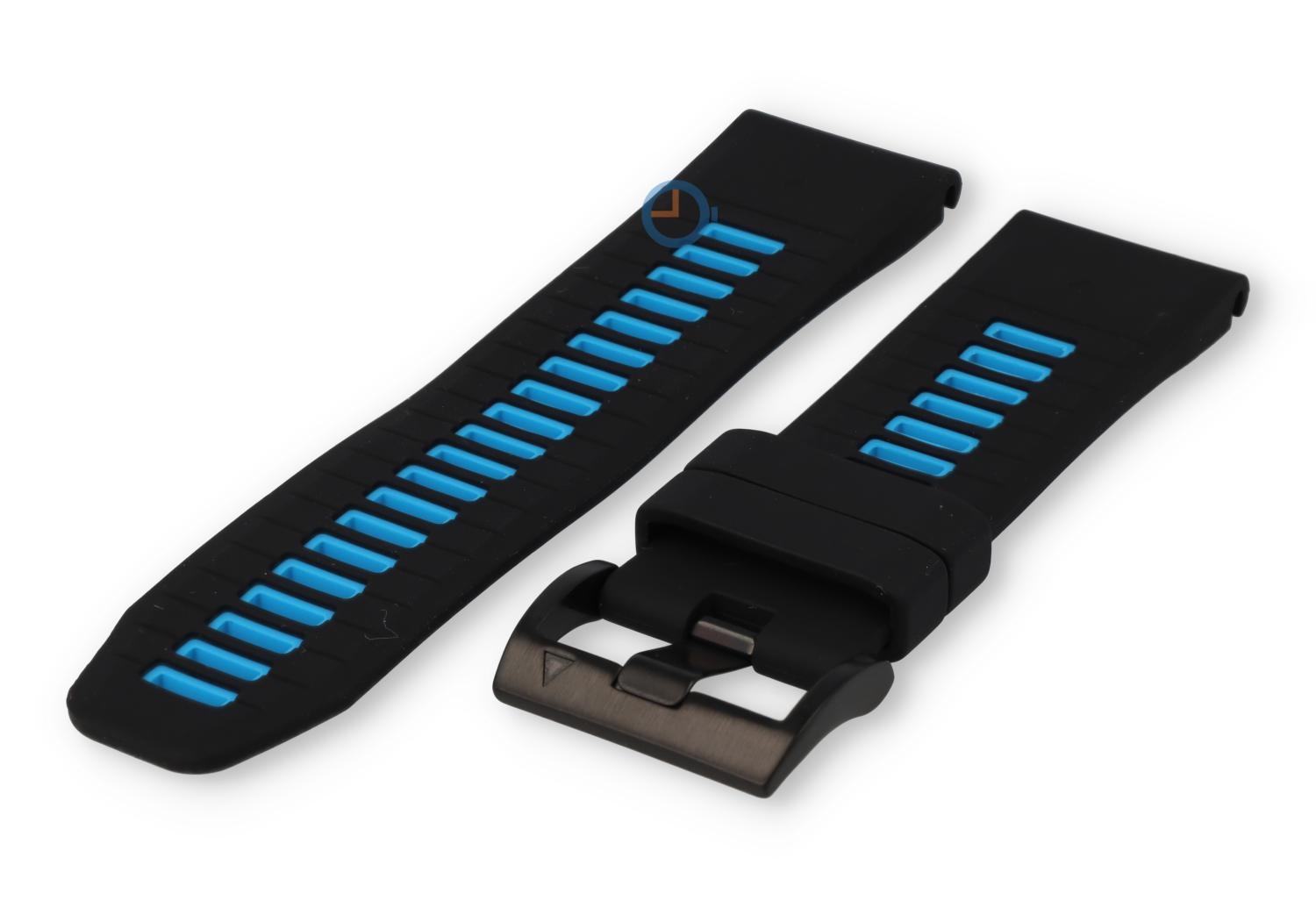 Coros Vertix 2S - 26mm Band - schwarz/hellblau