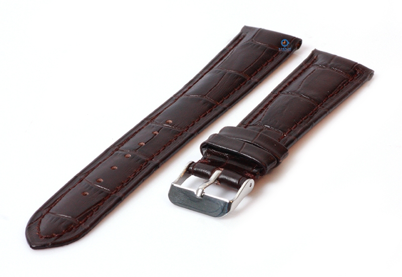Universelles Armband für Jacques Lemans - 20mm - dunkelbraun
