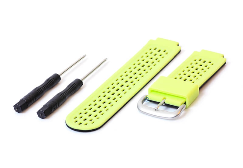 Garmin Approach S2/S4 Uhrenarmband Silikon neongrÃ¼n/schwarz