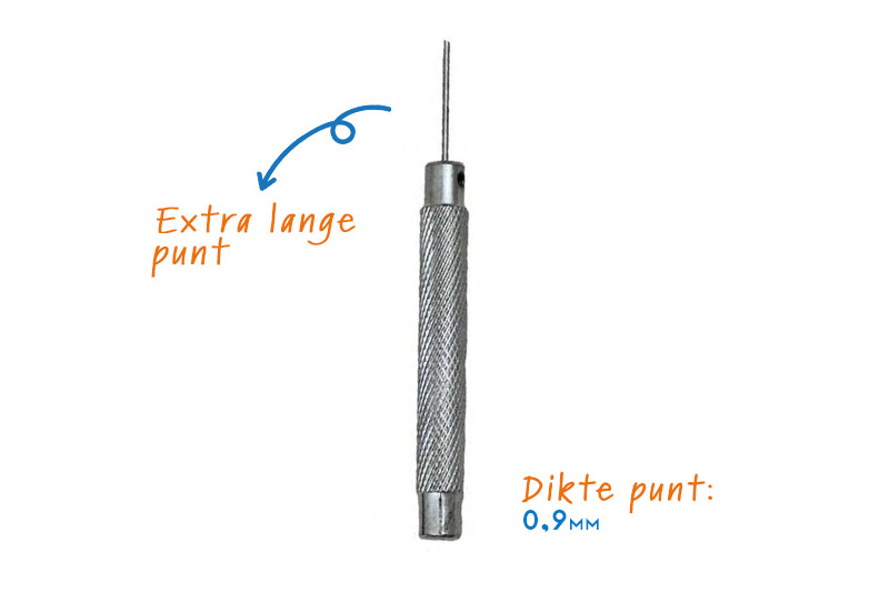 Stevige slagpen voor horlogepinnen: 0,9mm
