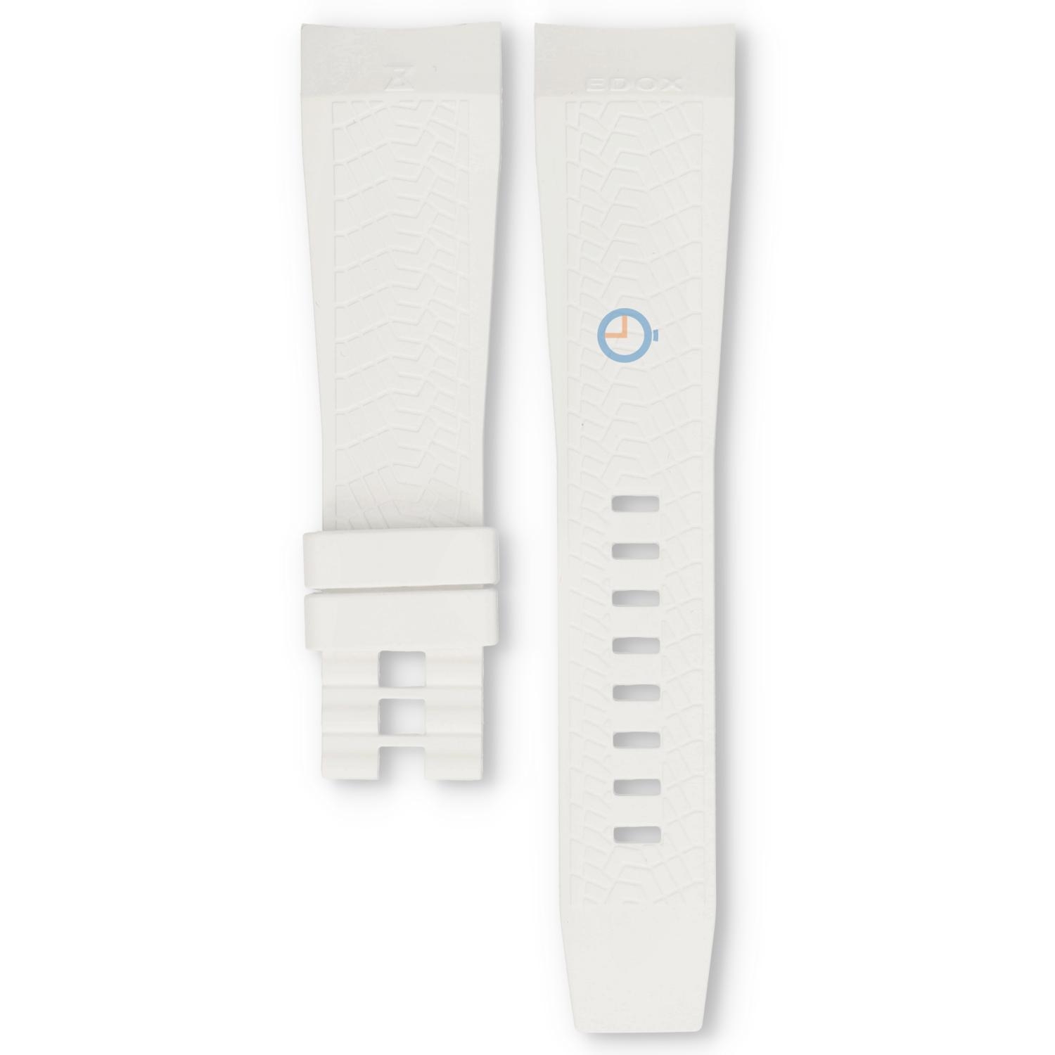 Edox Chronorally 38001 Uhrenarmband Weiß