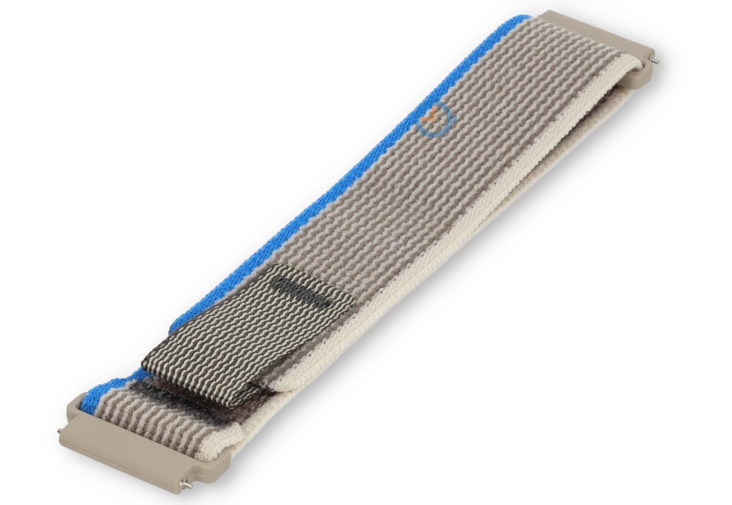 22mm Trail Nylon Loop Uhrenarmband - grau blau