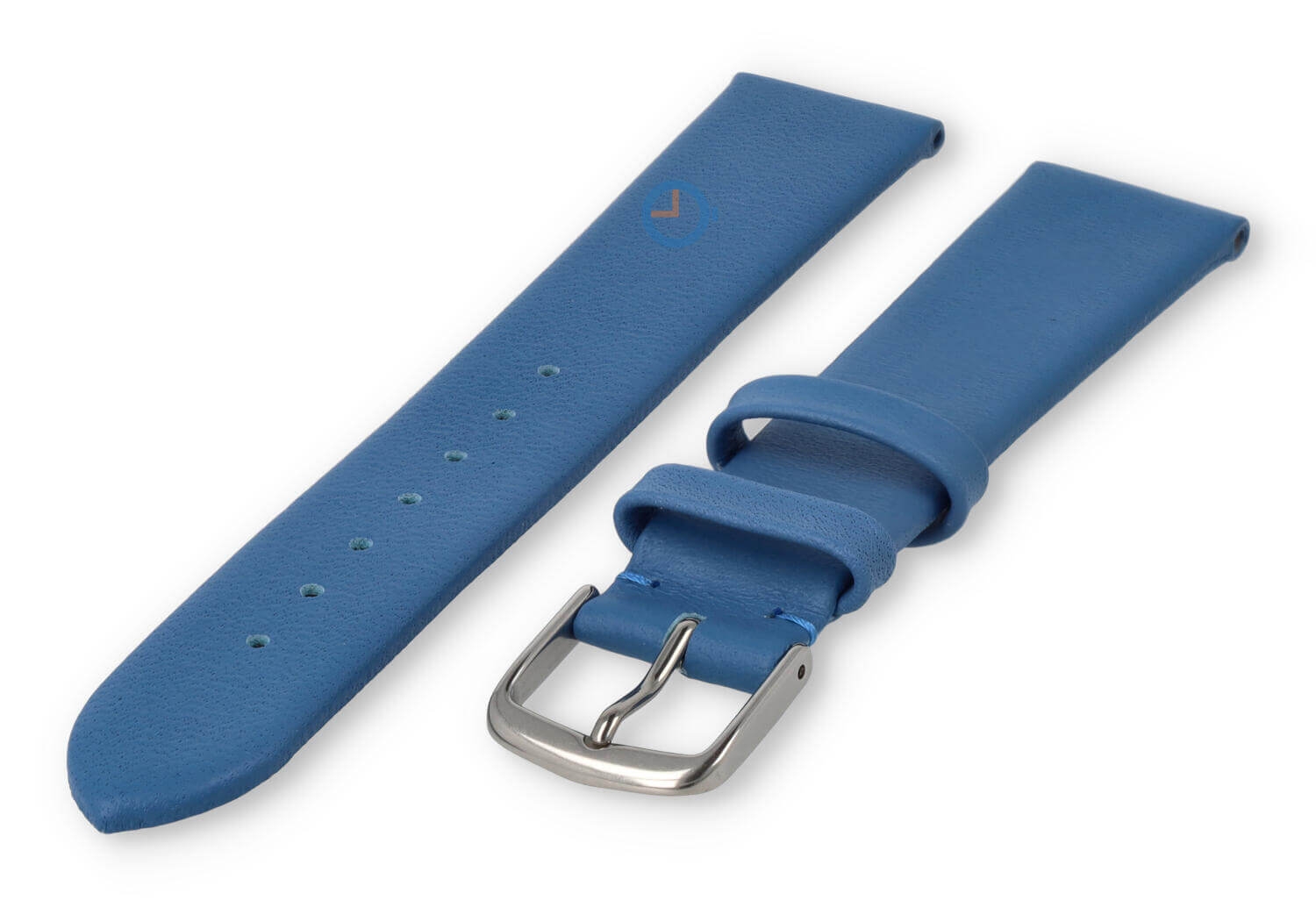 Nahtloses und glattes Uhrenarmband 18mm - seeblau