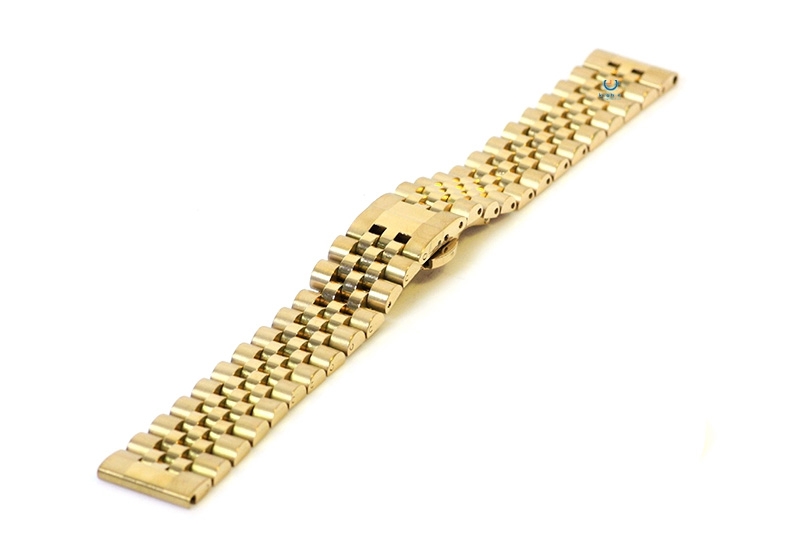 Kapten und Son Uhrenarmband: 18mm gold steel