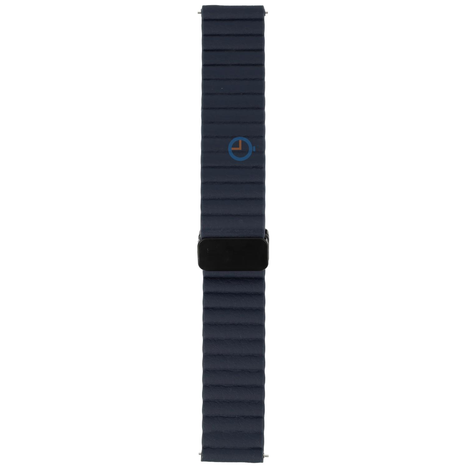 Magnetisches Leder Band - 18mm - dunkelblau
