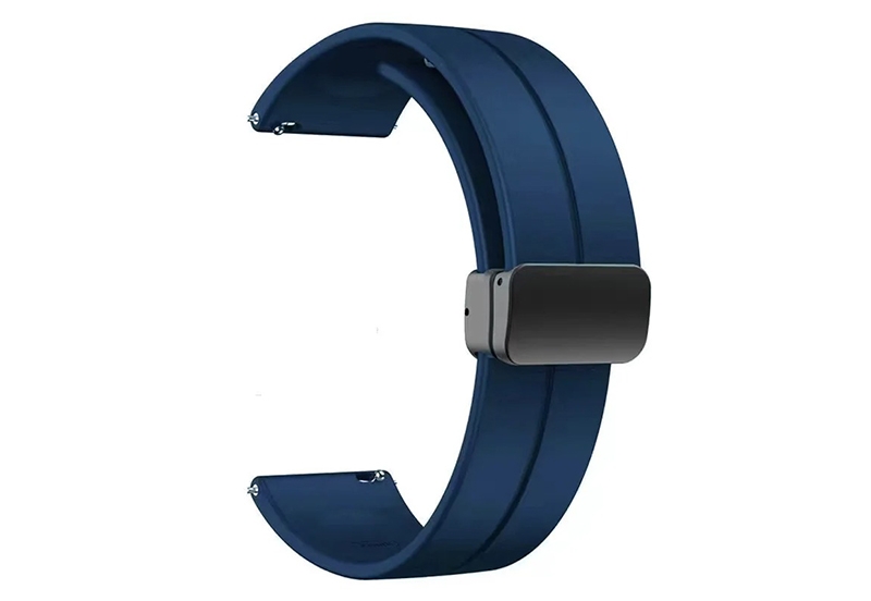 Silikon Uhrenarmband 16mm - dunkelblau