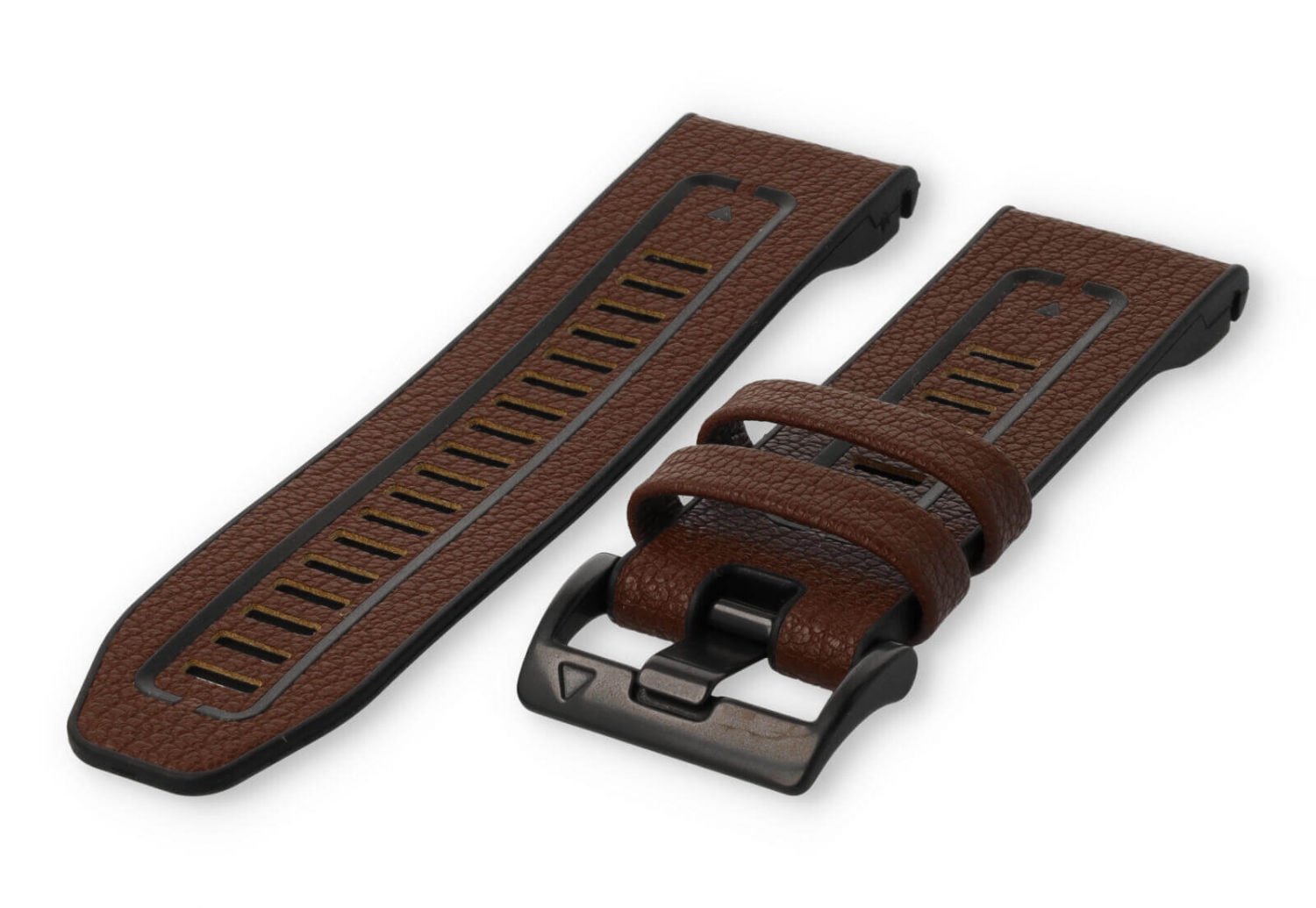 Garmin Fenix 5/6/7 Uhrenarmband Leder - Dunkelbraun