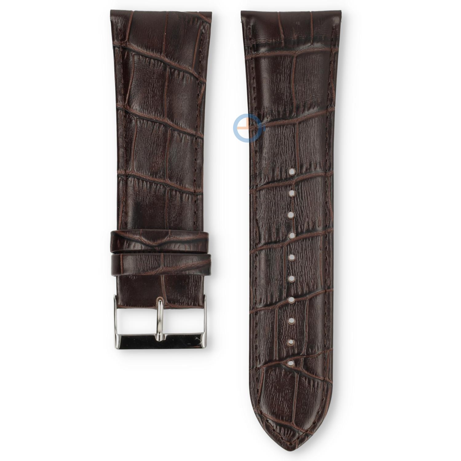 Universal 28mm braunes Leder Uhrenarmband - Lorus