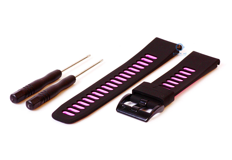Uhrarmband für Garmin Fenix 5/6/7 Schwarz - Rosa