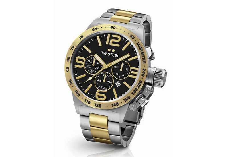 TW Steel Canteen CB43 Uhrenarmband silber - 22mm