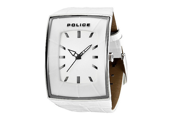 Police Uhrenarmband P12172JS - 01B Weiß