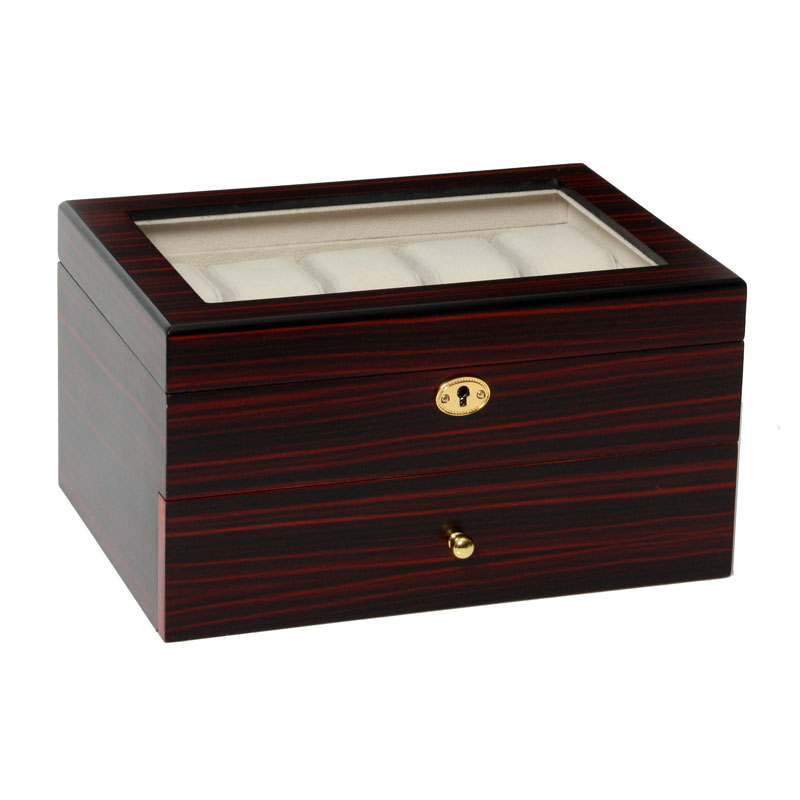 Houten horlogebox voor 20 horloges