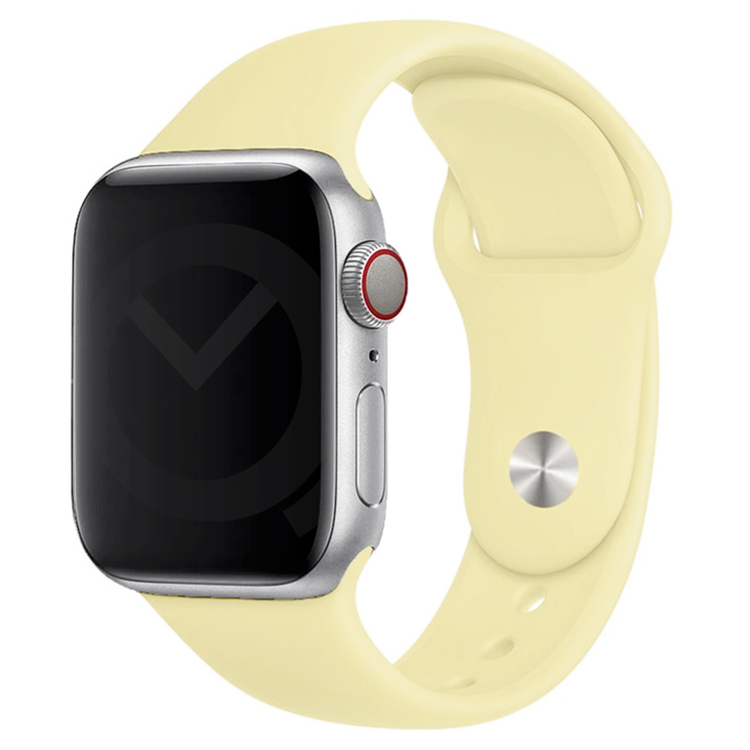 Apple Watch Band Silikon - Light Yellow - 38/40/41/42mm (M/L)