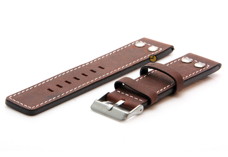 Oozoo Uhrenarmband 22mm Braun Leder