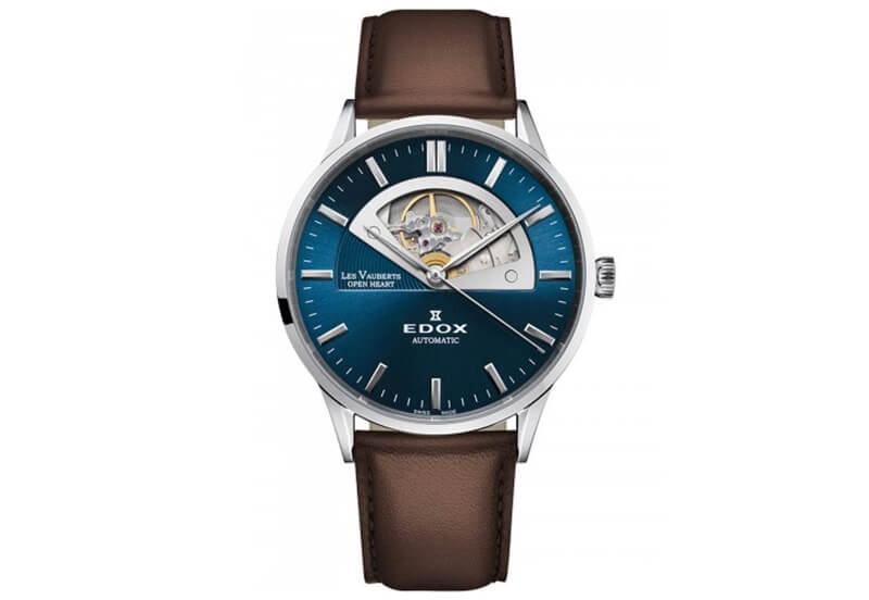 Edox Les Vauberts 85014 Uhrenarmband braun