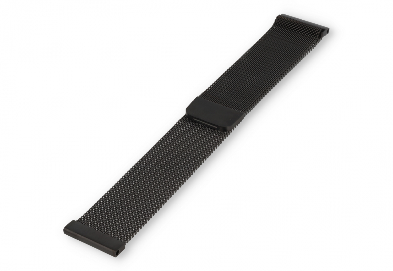 Milanese 20mm horlogeband - zwart