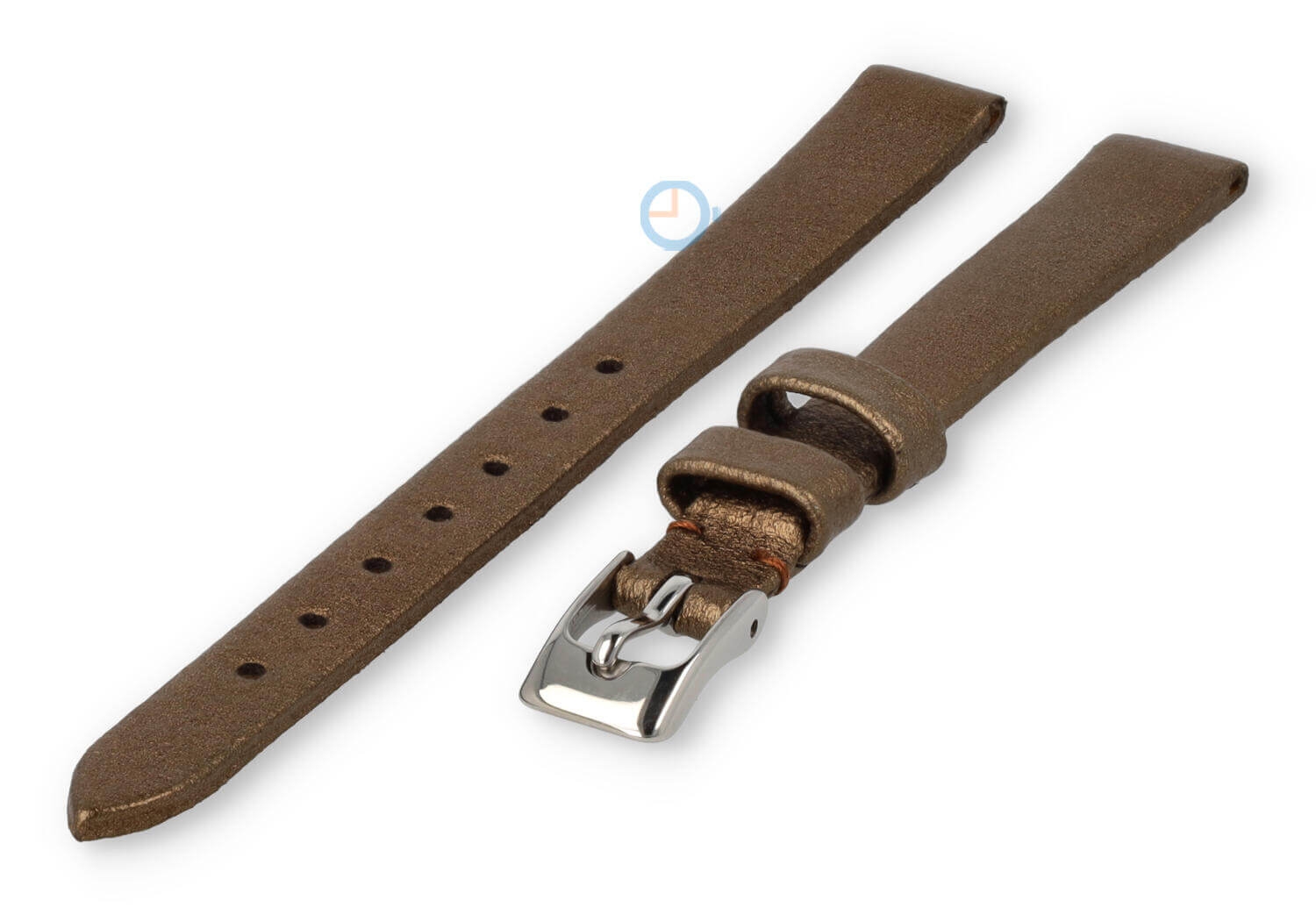 Nahtloses Uhrenarmband 10mm - bronze mit glanz